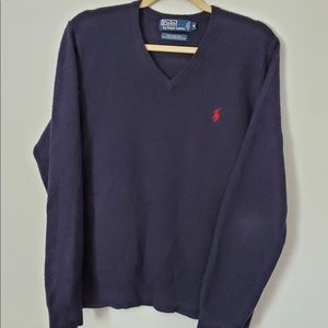 Polo by Ralph Lauren Navy Wool Sweater